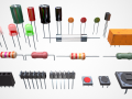 Electronic Components 3D Модель