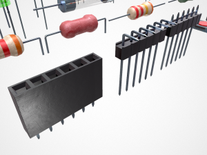 electronic components 3D-Modell