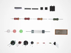 electronic components 3D Model