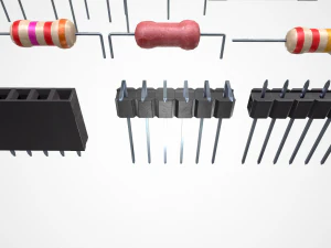 electronic components 3D Model