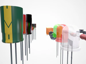 electronic components 3D Model