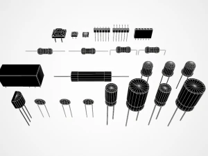 electronic components 3D Model