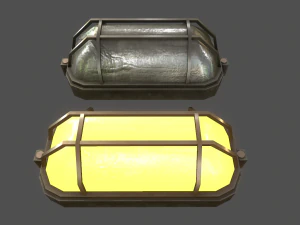 wall light - game ready low-poly 3D Model