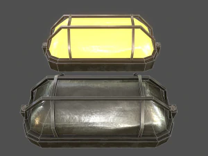 wall light - game ready low-poly 3D Model