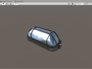 wall light - game ready low-poly Model 3D