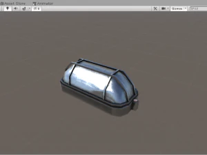wall light - game ready low-poly 3D Model