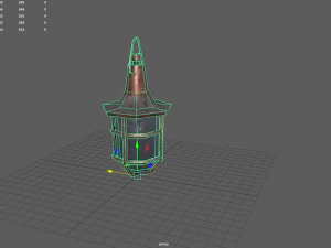 hanging light - game ready 3D Model