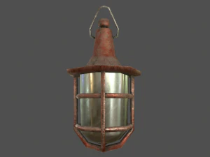 hanging light - game ready 3D Model