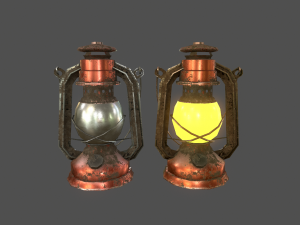 lamp - game ready 3D 모델