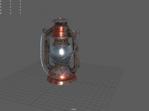 lamp - game ready Model 3D