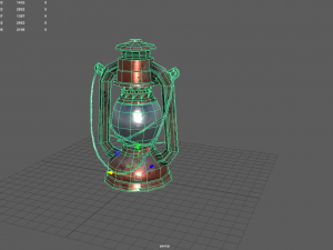 lamp - game ready Model 3D