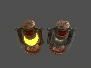 lamp - game ready Model 3D