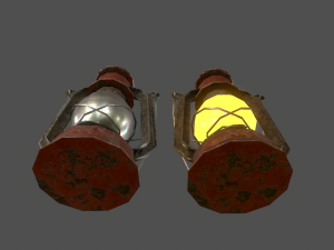 lamp - game ready Model 3D