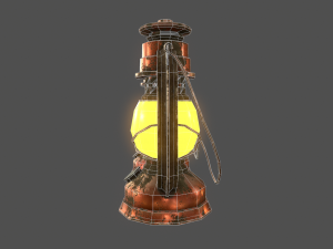 lamp - game ready Model 3D