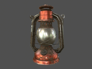 lamp - game ready Model 3D