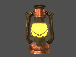 lamp - game ready Model 3D