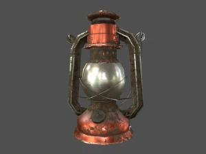 lamps set - game ready 3D Model