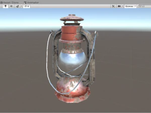 lamps set - game ready 3D Model