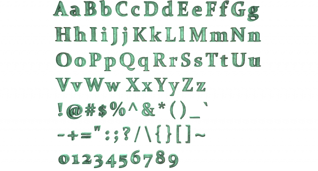 english letters - bronze corroded 3Dモデル .c4d .max .obj .3ds .fbx .stl .blend 