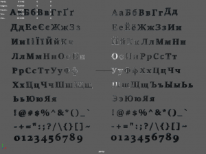 russian and ukrainian letters - steel dark 3D Model
