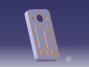 bts cell phone case 3d 3D मॉडल