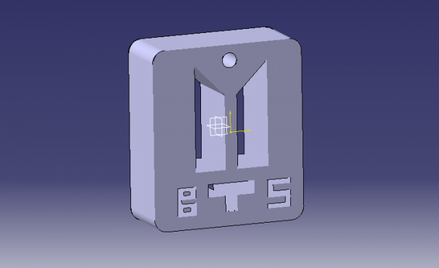bts 3d shield 3Dモデル .c4d .max .obj .3ds .fbx .stl .blend 