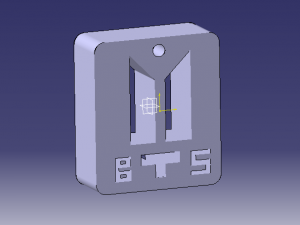 bts 3d shield 3D Model