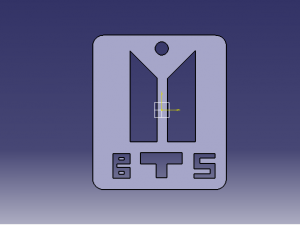 bts 3d shield 3Dモデル