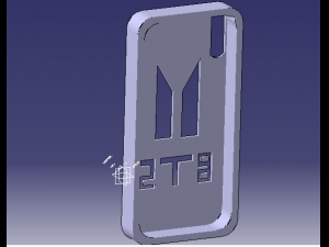 bts iphone x case 3d 3D मॉडल