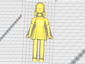 squid game doll 3Dプリントモデル