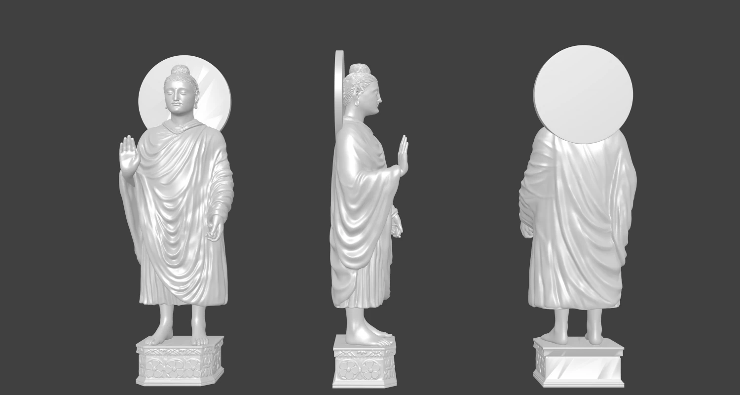 gautama buddha 3d print ready model 3D Print Model .c4d .max .obj .3ds .fbx .stl .blend 