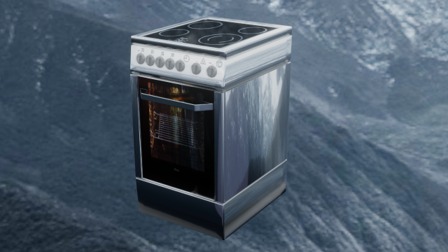 stove 3D Model .c4d .max .obj .3ds .fbx .stl .blend 