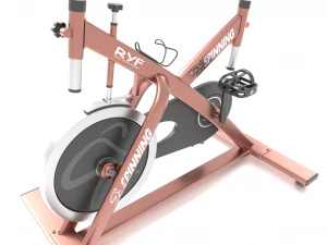 stationary spinning bicycle 3D Model