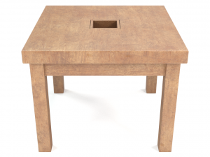 dining table Modello 3D