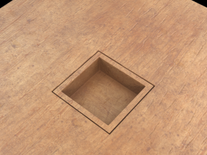 dining table Modello 3D