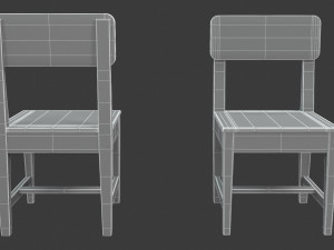dining table Modello 3D