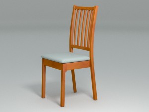 common chair 3D मॉडल