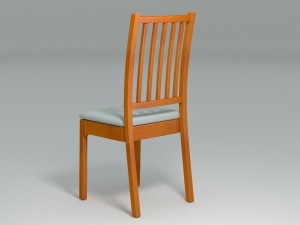 common chair 3D मॉडल