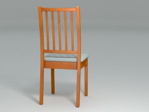 common chair 3D मॉडल