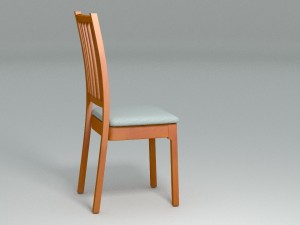 common chair 3D मॉडल