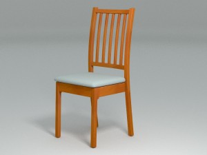 common chair 3D मॉडल