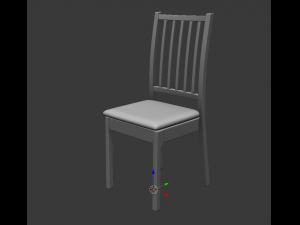 common chair 3D मॉडल