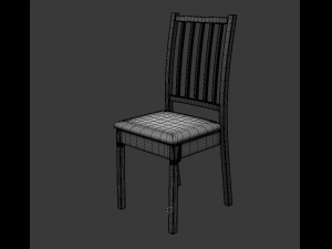 common chair 3D मॉडल