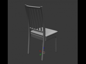 common chair 3D मॉडल
