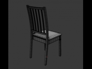 common chair 3D मॉडल