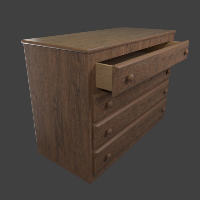 altesan chifonier 3D Модель .c4d .max .obj .3ds .fbx .stl .blend 