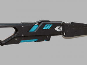 futuristic knife 3D 모델