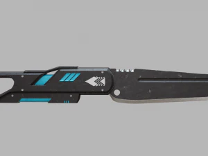 futuristic knife 3D Model