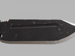 futuristic knife Model 3D