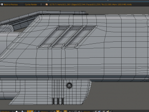 futuristic knife Model 3D